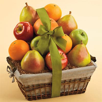 Fruit Gifts on Organic Fruit Gift Basket Classic