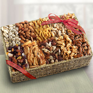 Office Nut Gift Basket | Christmas Gifts