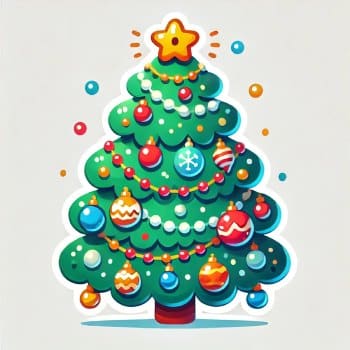 Cartoon Christmas Tree